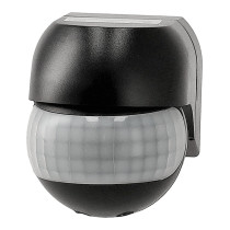 BERGE Pohybové čidlo LED PIR čierne IP44 800W PR054