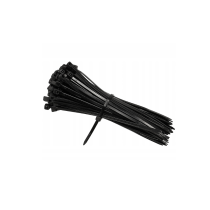 ECOLIGHT Upínacie pásky 7,6x350 mm čierne 100 ks