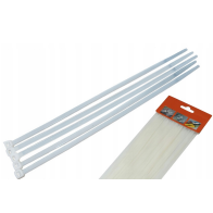 CROWNMAN Nylonová sťahovacia páska 2,5x150mm biela - 100ks