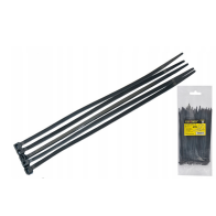 CROWNMAN Nylonová sťahovacia páska 4,8x200mm čierna - 100ks