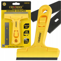 CROWNMAN 145mm škrabka na farby s výmennými čepeľami
