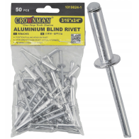 CROWNMAN Hliníkové trhacie nity 4,75x19mm sada 50 kusov