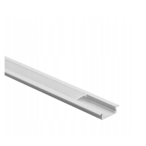 ECOLIGHT Hliníkový profil 2m zapustený biely set