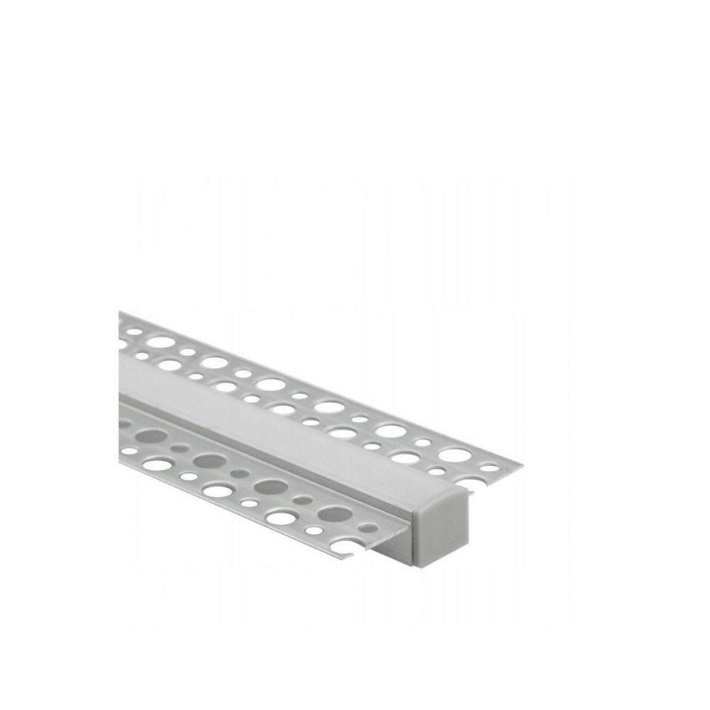 ECOLIGHT Hliníkový profil do sadrokartónu 1m, set elox