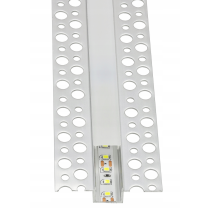 ECOLIGHT Hliníkový profil do sadrokartónu 1m, set elox