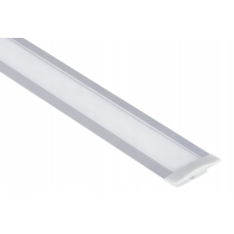 BERGE LED eloxovaný hliníkový profil zapustený 1m - sada
