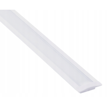 BERGE LED hliníkový profil zapustený 1m biely - sada