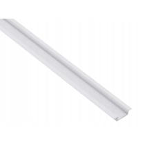 BERGE LED hliníkový profil zapustený 1m biely - sada