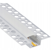 BERGE LED hliníkový profil zapustený 1m - sada
