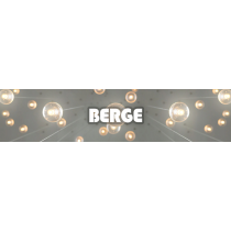 BERGE LED hliníkový profil zapustený 1m čierny - sada