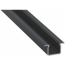 Led-Labs LED profil LUMINES typ U čierny elox 2,02m