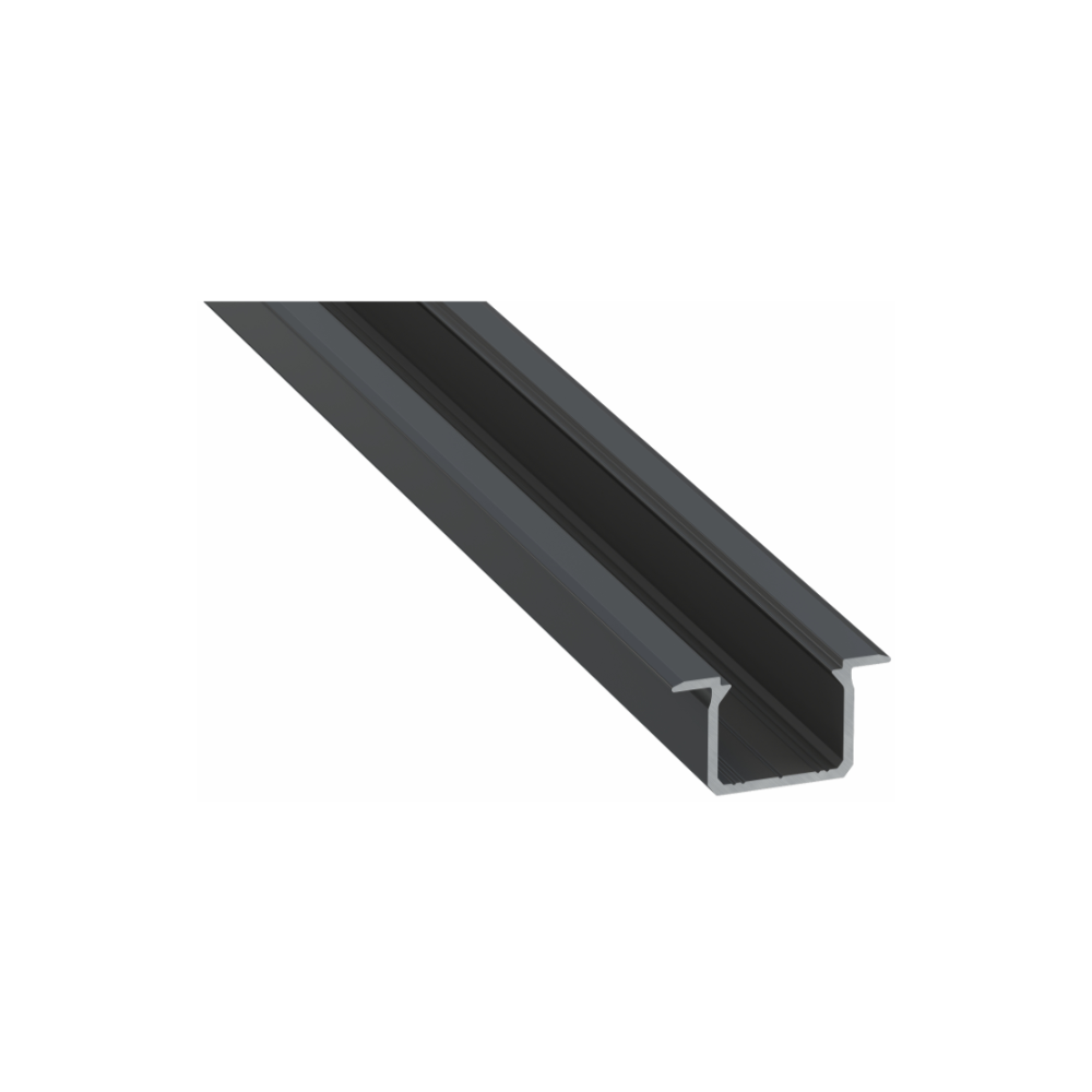 Led-Labs LED profil LUMINES typ U čierny elox 2,02m