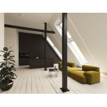 Led-Labs LED profil LUMINES typ U čierny elox 3m
