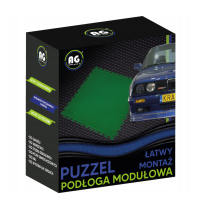 BERGE Garážová modulová doska PC 50x50x0, 6cm - zelená
