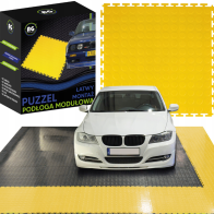 BERGE Garážová modulová doska PC 50x50x0, 6cm - žltá