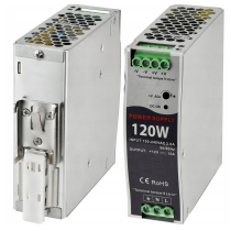 BERGE LED zdroj na DIN lištu 12V - 120W - 10A