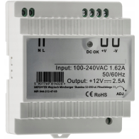 BERGE LED zdroj na DIN lištu 12V - 45W - 3,75A