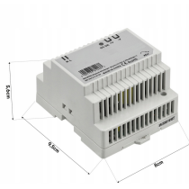 BERGE LED zdroj na DIN lištu 24V - 60W - 2,5A
