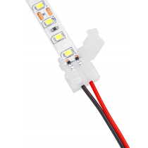 ECOLIGHT Mono klip konektor LED pásky - 8mm 2pin kábel