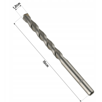 CROWNMAN Oceľový vrták do betónu 12mm