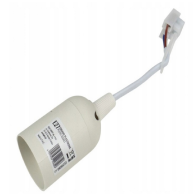 ECOLIGHT Plastová objímka E27 s príveskom