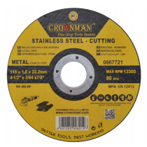 CROWNMAN Rezný kotúč na kov 125x1,2x22,2mm