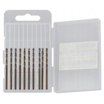 CROWNMAN Súprava 10 ks kobaltových vrtákov M35 HSS 5% - 2mm
