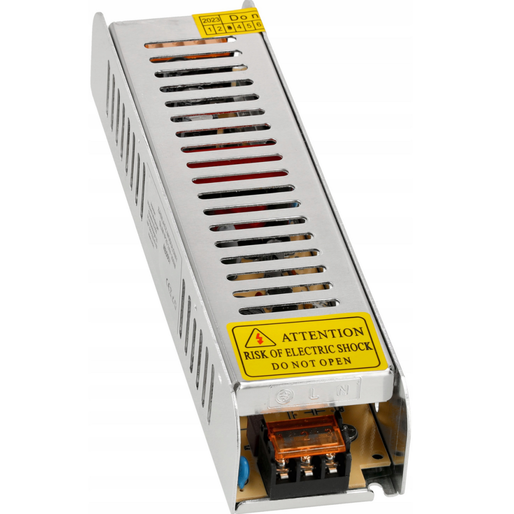 BERGE Tenký napájací zdroj - 12V - 120W - 10A - IP20