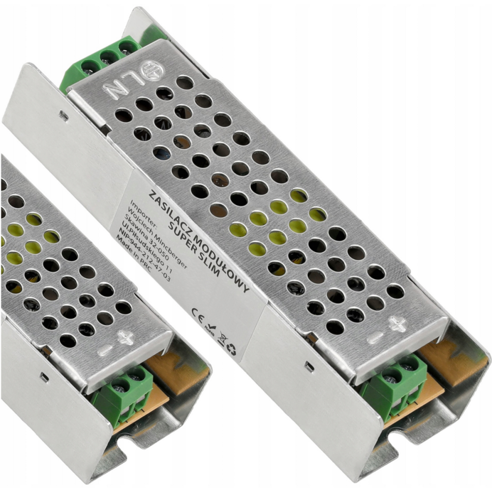 BERGE Tenký napájací zdroj - 12V - 36W - 3A - IP20