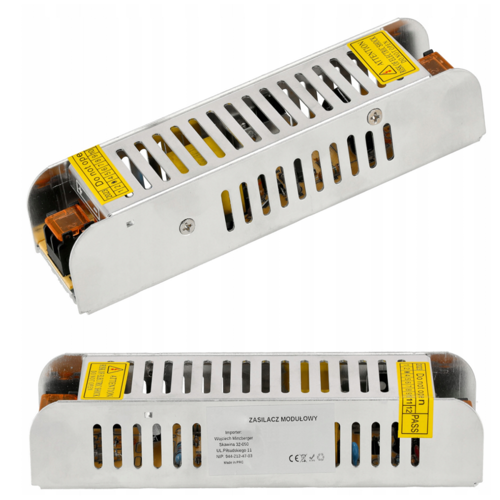 BERGE Tenký napájací zdroj - 12V - 60W - 5A - IP20