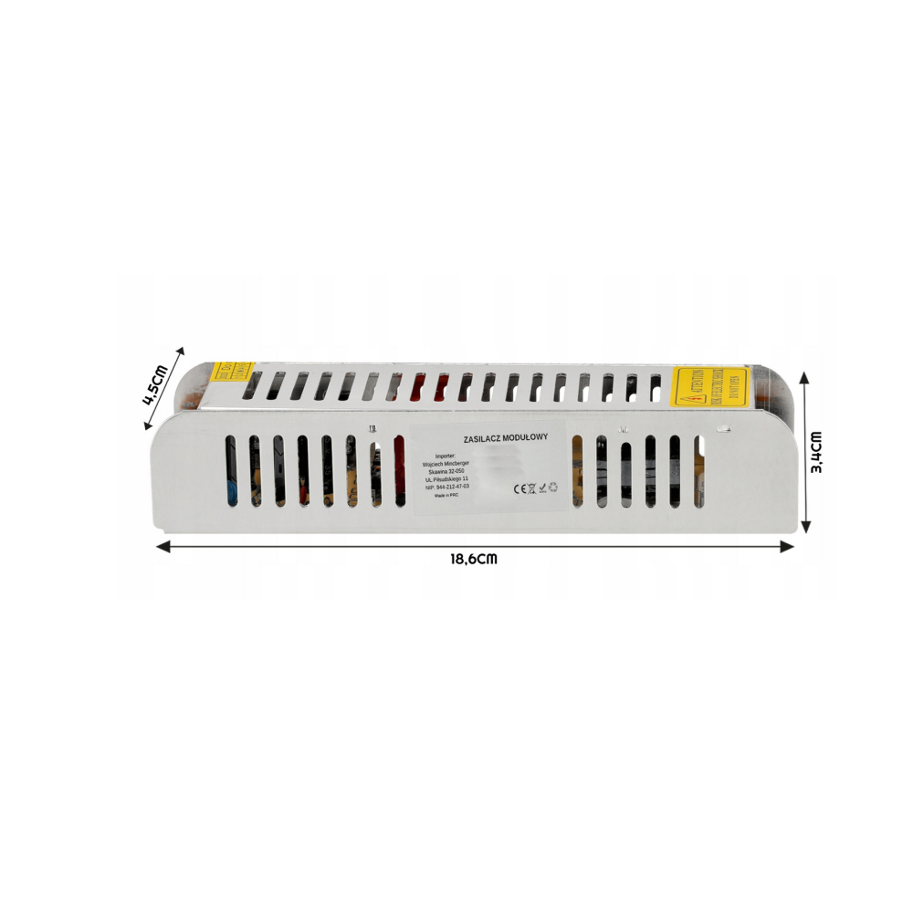 BERGE Tenký napájací zdroj - 24V - 100W - 4,17A - IP20
