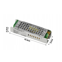 BERGE Tenký napájací zdroj - 24V - 24W - 1A - IP20