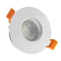 SPECTRUM LED - FIALE IV zapustené kruhové svietidlo GU10 IP65 Ø83x5SPECTRUM LED - 250V - Biele