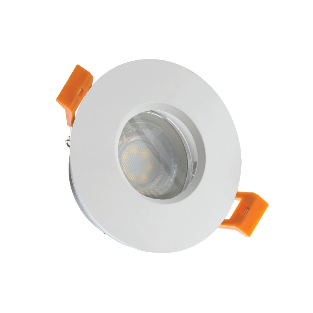 SPECTRUM LED - FIALE IV zapustené kruhové svietidlo GU10 IP65 Ø83x5SPECTRUM LED - 250V - Biele