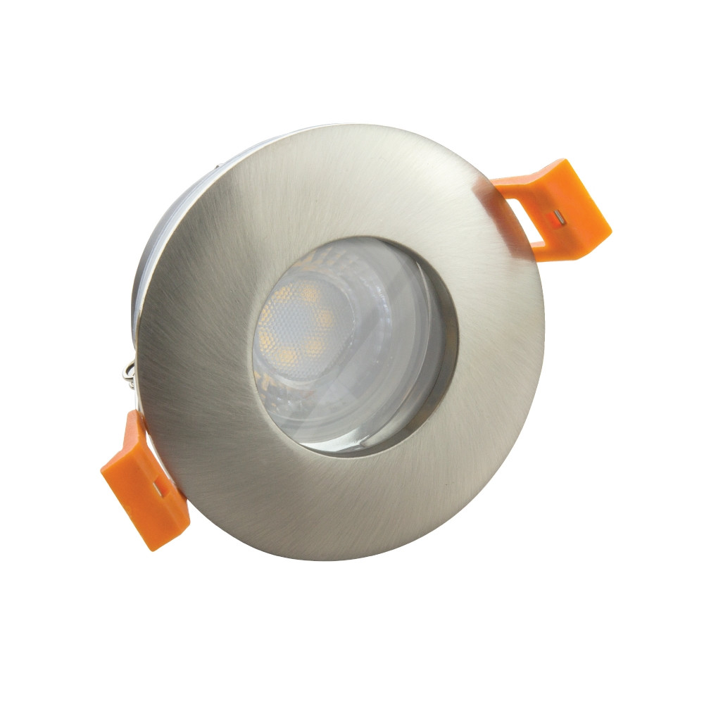 SPECTRUM LED - FIALE IV zapustené kruhové svietidlo GU10 IP65 Ø83x5SPECTRUM LED - 250V - Strieborné