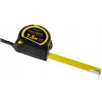 CROWNMAN Zvinovací meter / zvinovací meter so zámkom, pravítko 7,5 M 25mm