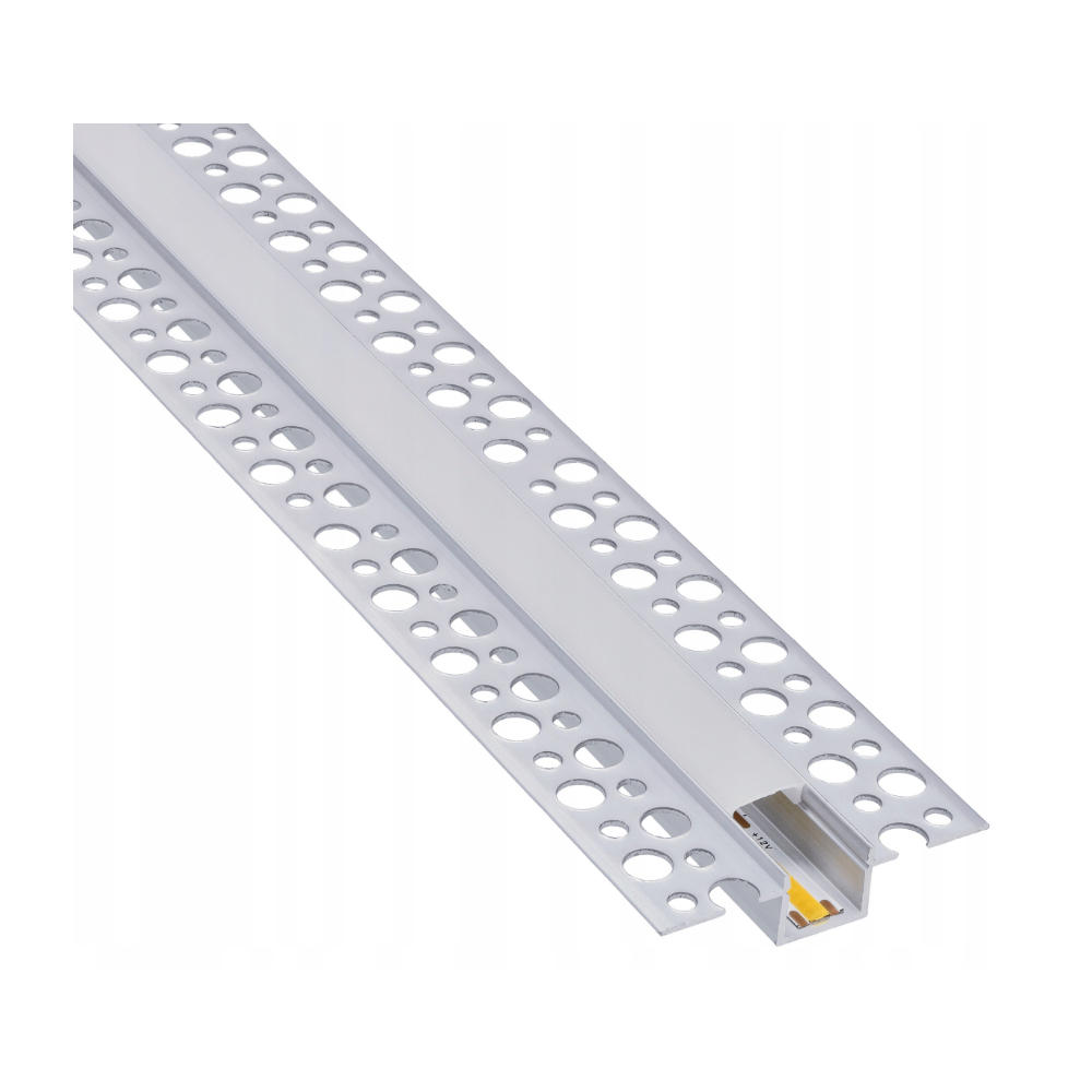 BERGE LED hliníkový profil zapustený 2m - sada