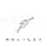 epiLED – LED modul Nano – 0.30W – IP66 – 12V DC – Denná biela (WH) / 6500°K