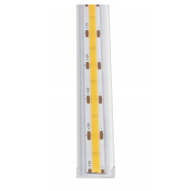 BERGE LED hliníkový profil 1m biely prisadený - sada