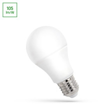 SPECTRUM - ŽiarovkaALU - 13W - 1370lm - 220° - 230V - Studená biela / 6000°K - GLS A60 E-27