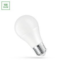 SPECTRUM LED - Žiarovka- 8,5W - 850lm - 230° - 24V AC/DC - Teplá biela / 3000°K - GLS E-27
