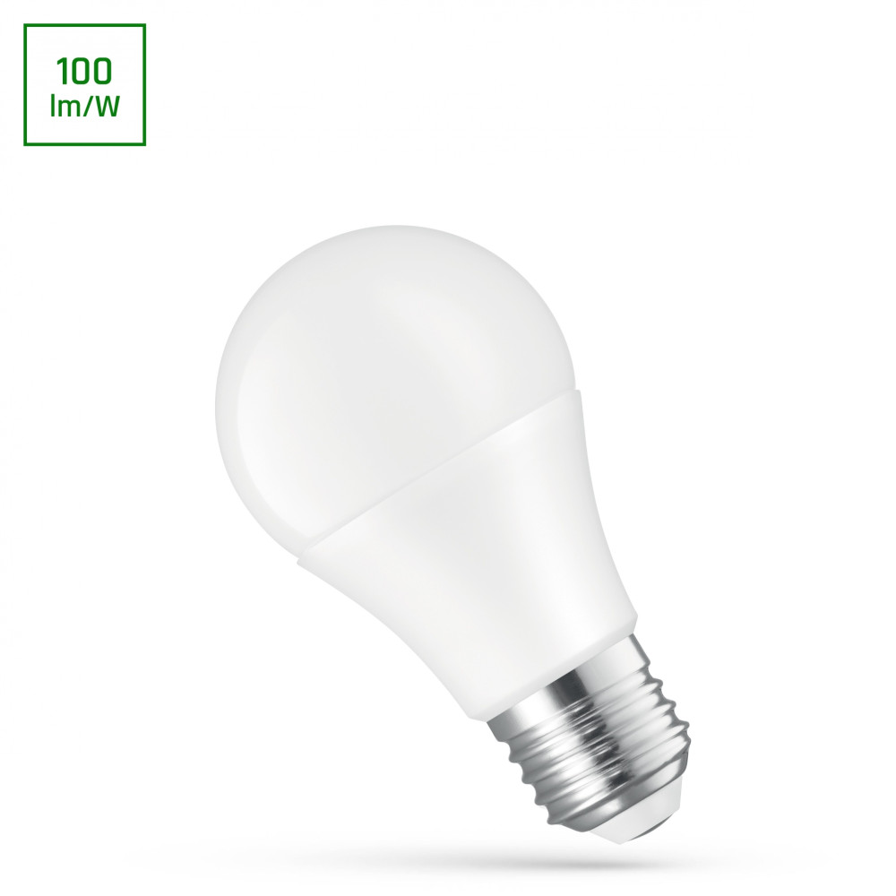 SPECTRUM LED - Žiarovka- 8,5W - 850lm - 230° - 24V AC/DC - Teplá biela / 3000°K - GLS E-27