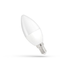 SPECTRUM LED - Žiarovka - 8W - 710lm - 160° - 230V - Teplá biela / 3000°K - C37 E-14