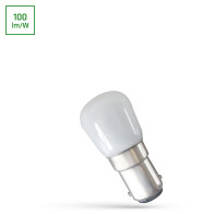 SPECTRUM - Žiarovka- 1,5W - 150lm - 120° - 230V - Studená biela / 6000°K - T26 BA15D