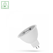 SPECTRUM - Žiarovka- 6W - SMD - 450lm - 55° s optikou - 12V - Studená biela / 6000°K - MR16