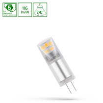 SPECTRUM - ŽiarovkaPREMIUM - 2,5W - 290lm - 270° - Ø13x45mm - 12V - Studená biela / 6000°K - G4 / Záruka 5 rokov