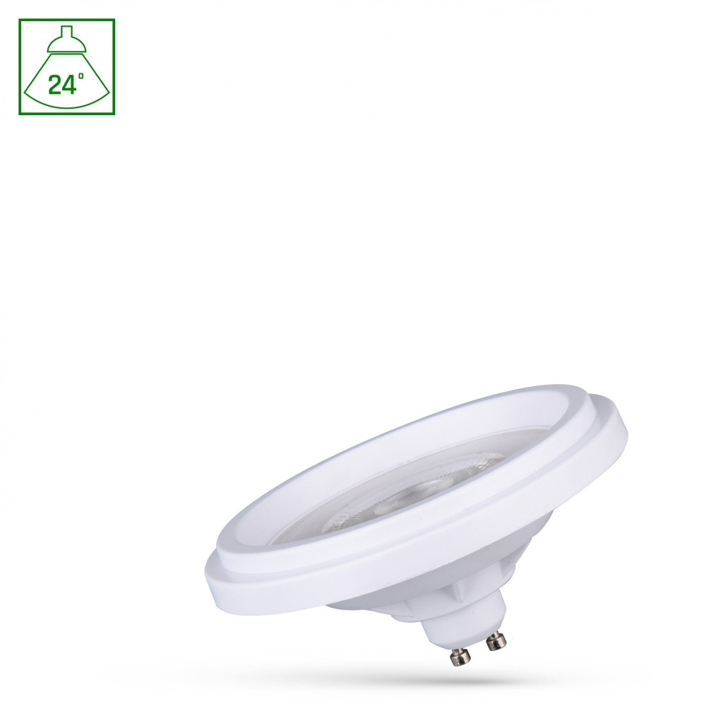 SPECTRUM LED - ŽiarovkaBASIC 2 SMD 5,5W - 550lm - 24° - 230V - Neutrálna biela / 4000°K - AR111 GU10