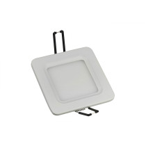 SPECTRUM LED - ALGINE LED zapustený štvorcový panel 9W IP20 24V Neutrálna biela / 4000°K - Biely rám
