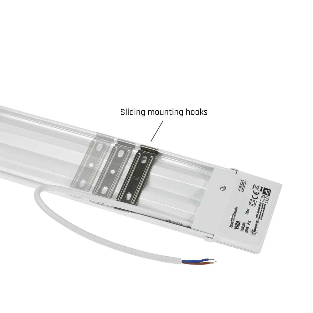 SPECTRUM LED - VIGA LED 1500 - 35W lineárne svietidlo IP20 76x1500x26mm 230V Studená biela / 6000°K - Biele