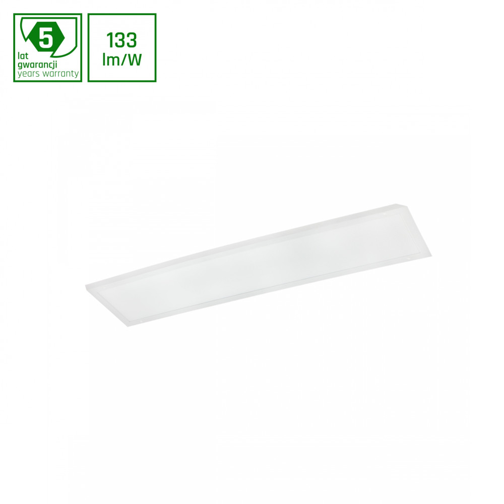 SPECTRUM LED - ALGINE BACKLIGHT LED panel 40W 120° IP20 300x1200x32MM 230V Studená biela / 6000°K - Biely rám / záruka 5 rokov